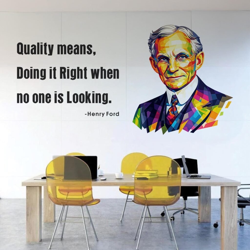 Henry Ford Quote Motivational Office Inspirational Business Wall Sticker