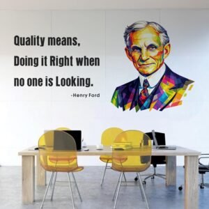 Henry Ford Quote Motivational Office Inspirational Business Wall Sticker