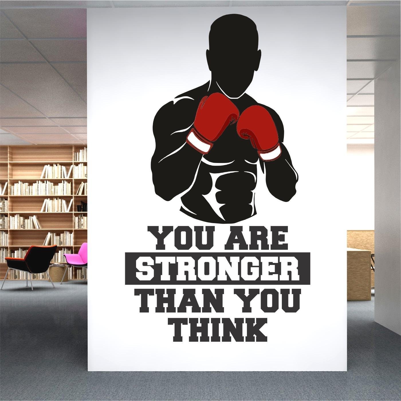 Gym - Fitness - Bodybuilding - Office - Sports - Workout - Boxing - Inspirational - Motivational - Quotes - Wall Sticker - Image 2