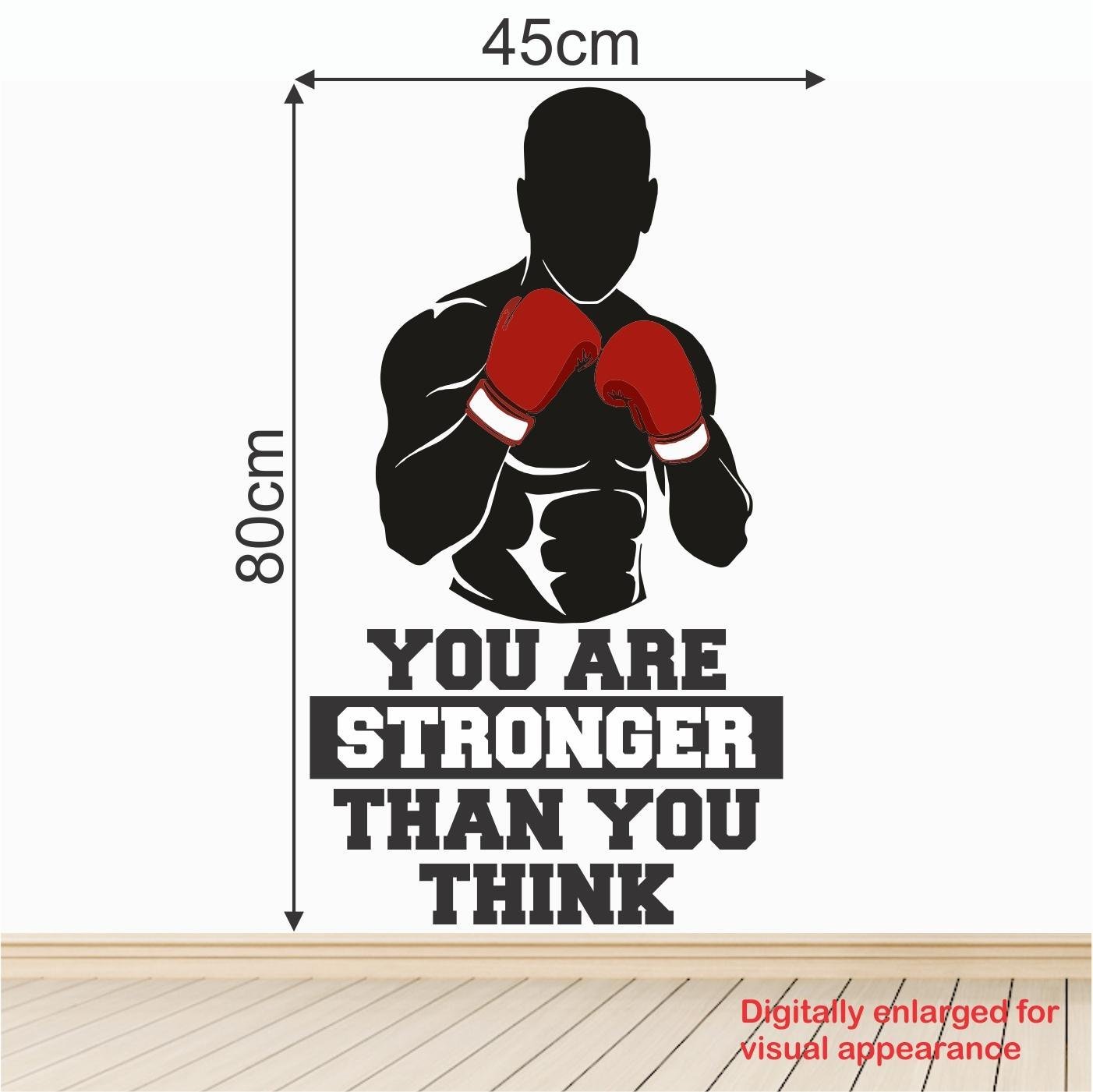 Gym - Fitness - Bodybuilding - Office - Sports - Workout - Boxing - Inspirational - Motivational - Quotes - Wall Sticker - Image 3
