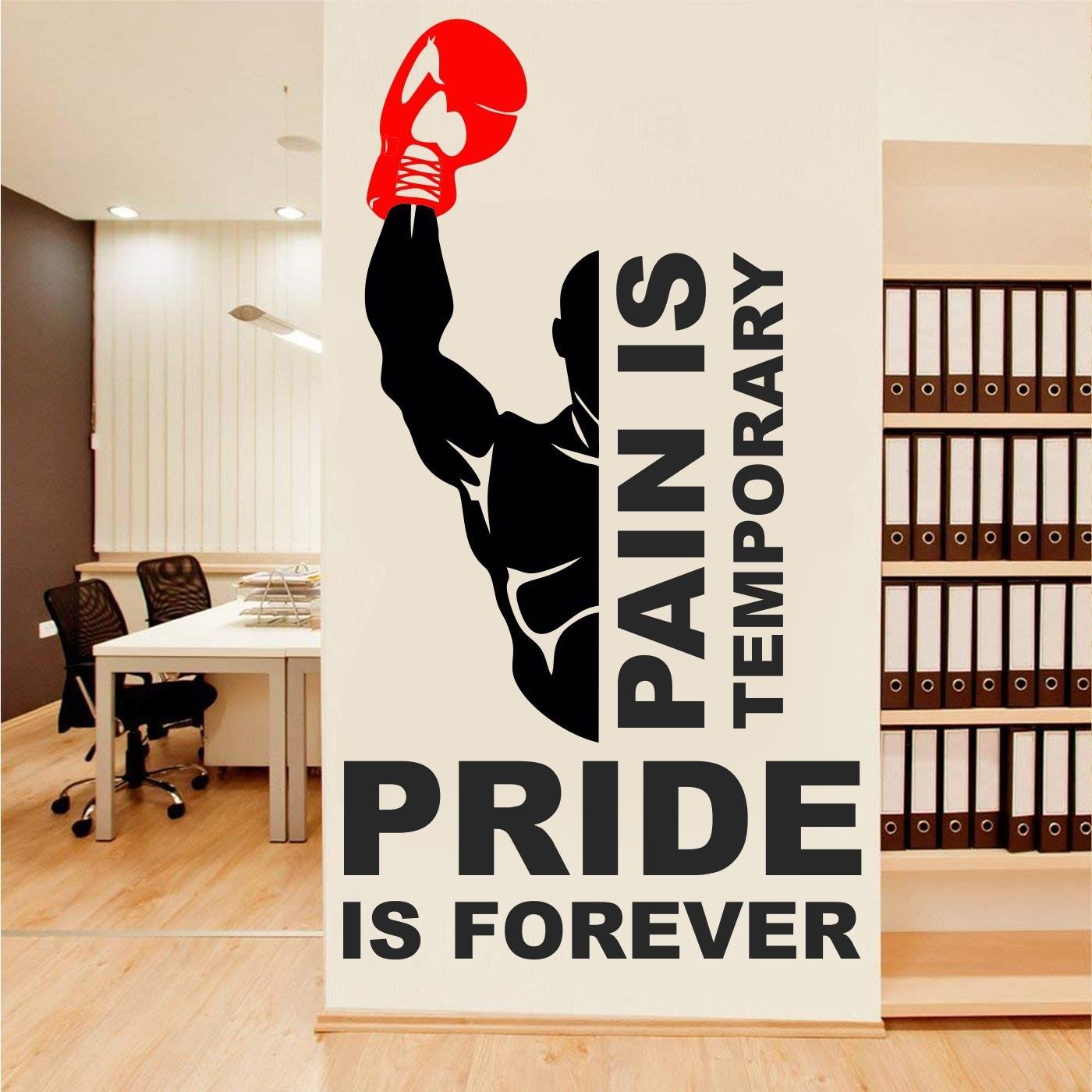 Gym - Fitness - Bodybuilding - Office - Sports - Workout - Boxing - Inspirational - Motivational - Quotes - Wall Sticker - Image 2
