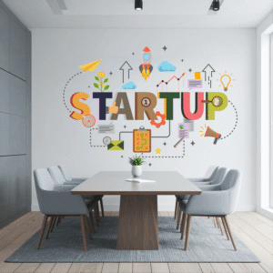Startup Business - Motivation Inspirational Office Quotes Conference Room Wall Sticker